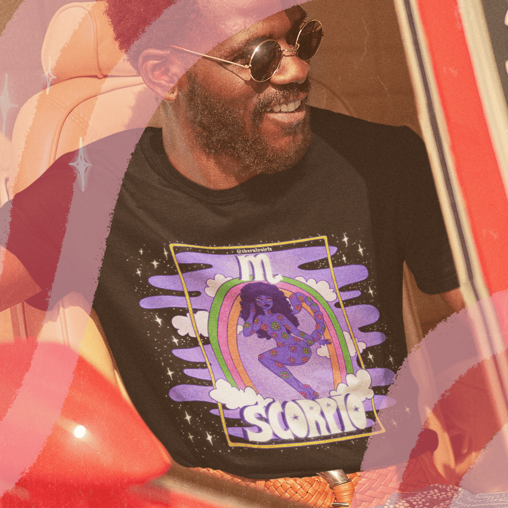 Image of SCORPIO PULP ASTROLOGY TEE