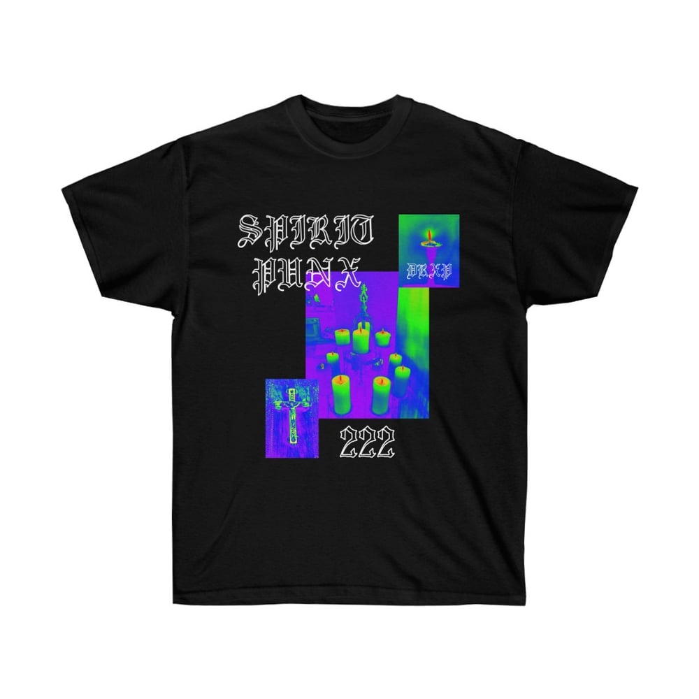 Image of SPIRIT PUNX MULTI COLOR SHORTSLEEVE TEE