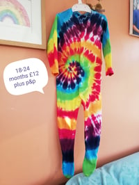 Image 2 of Rainbow spiral babygrow