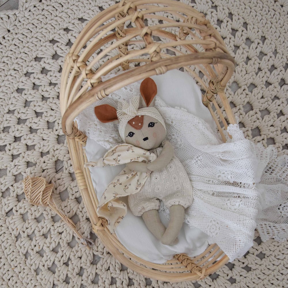 Image of Babychette Dentelle et son doudou feuillage