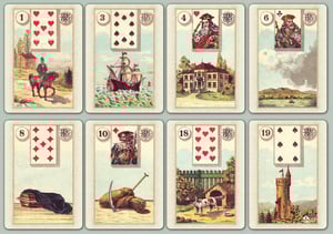 Image of Piatnik's c. 1890 Lenormand
