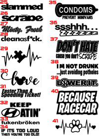 Image 3 of Car Decals