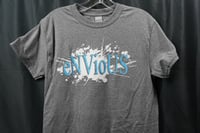 Image 3 of Raw Wash 2 - White paint/Blue font