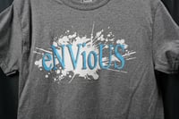 Image 2 of Raw Wash 2 - White paint/Blue font