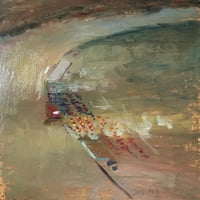 Image 1 of "Port of New Orleans" Original Fine Art Oil Painting by Sarah Griffin Thibodeaux