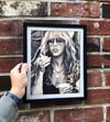 Young Stevie Nicks 8.5x11” Framed Print