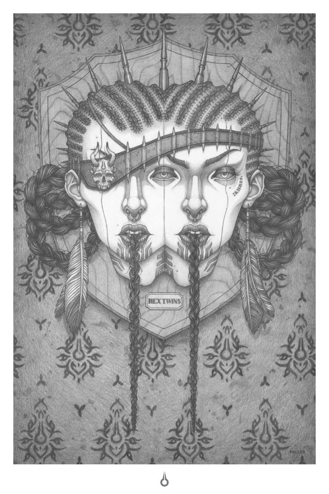 Image of Hex Twins - Limited Edition Print