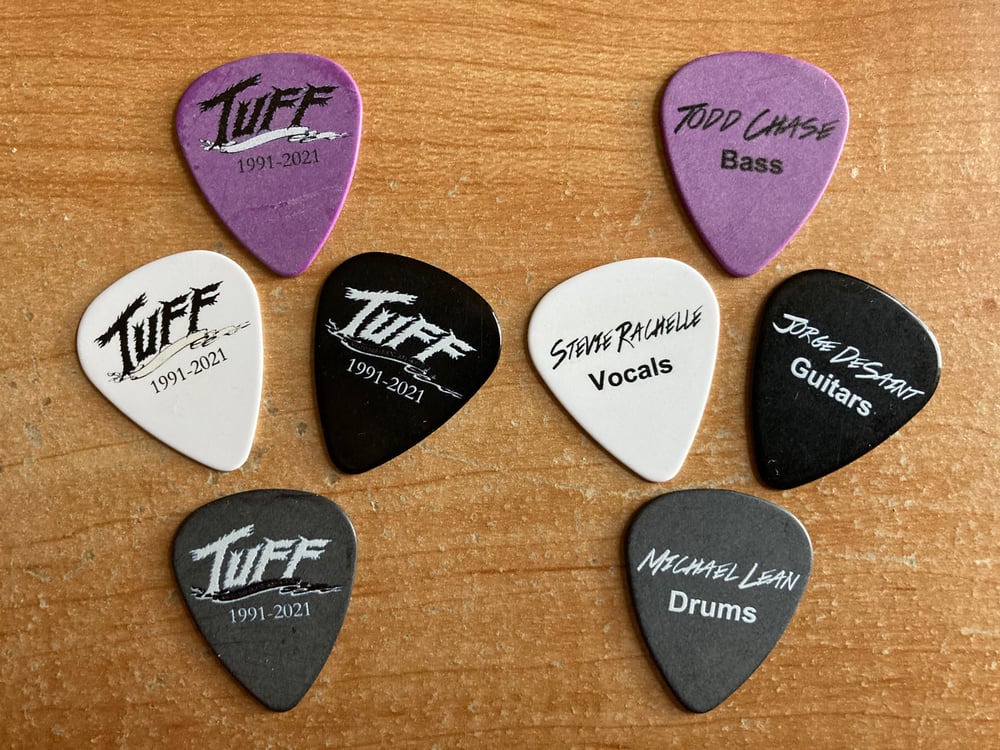 Tuff 30th Anniversary collectible Guitar Pick Set, 1991-2021 / 4 picks ...