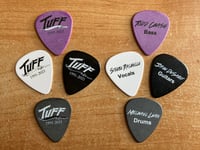 Image 2 of Tuff 30th Anniversary collectible Guitar Pick Set, 1991-2021 / 4 picks, 4 colors.