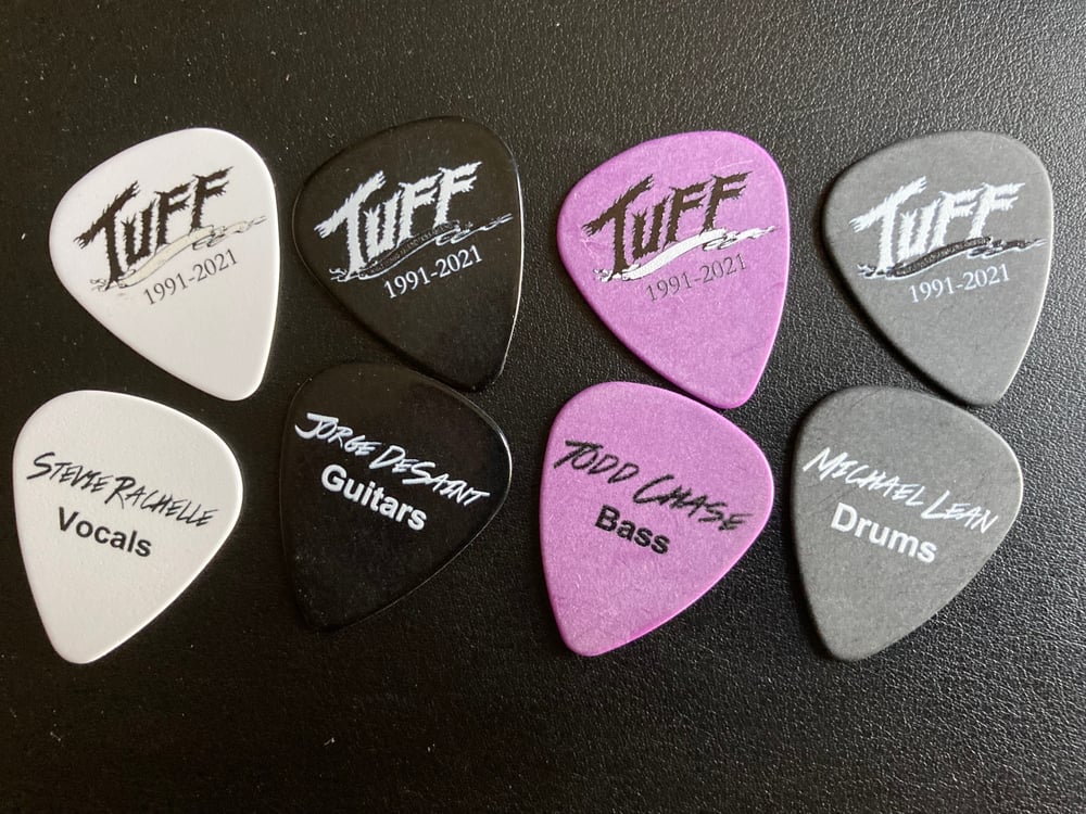 Tuff 30th Anniversary collectible Guitar Pick Set, 1991-2021 / 4 picks ...