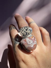 Image 1 of Dalmatian Lace Chunky Ring