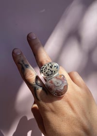 Image 3 of Dalmatian Lace Chunky Ring