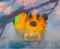 Image 4 of Puffer Puss "Mochi" Limited Resin Sculpture