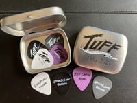 Image 2 of Tuff 30th Anniversary "What Comes Around Goes Around" 1991-2021 Collectible Guitar Pick Tin +Picks