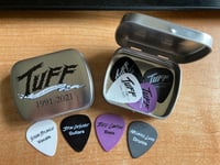 Image 1 of Tuff 30th Anniversary "What Comes Around Goes Around" 1991-2021 Collectible Guitar Pick Tin +Picks