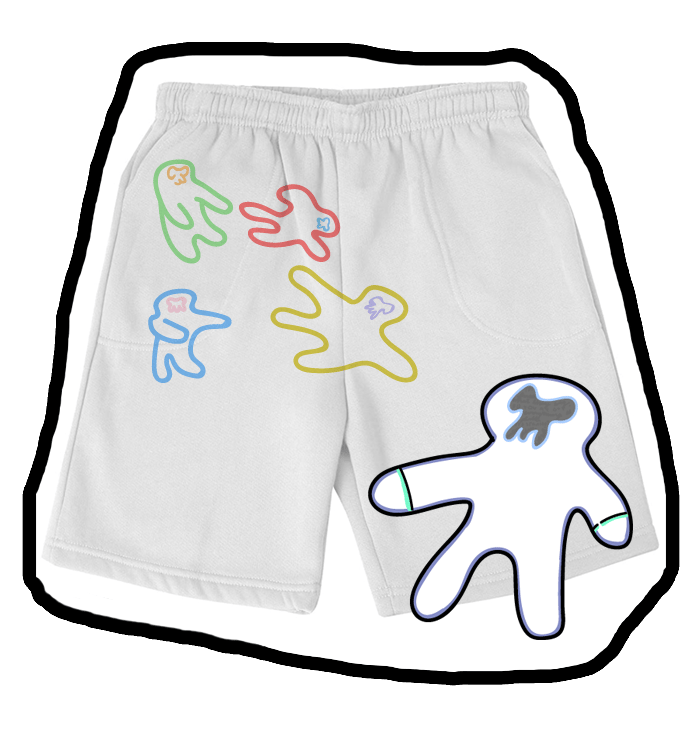 Demon Shorts - WHITE