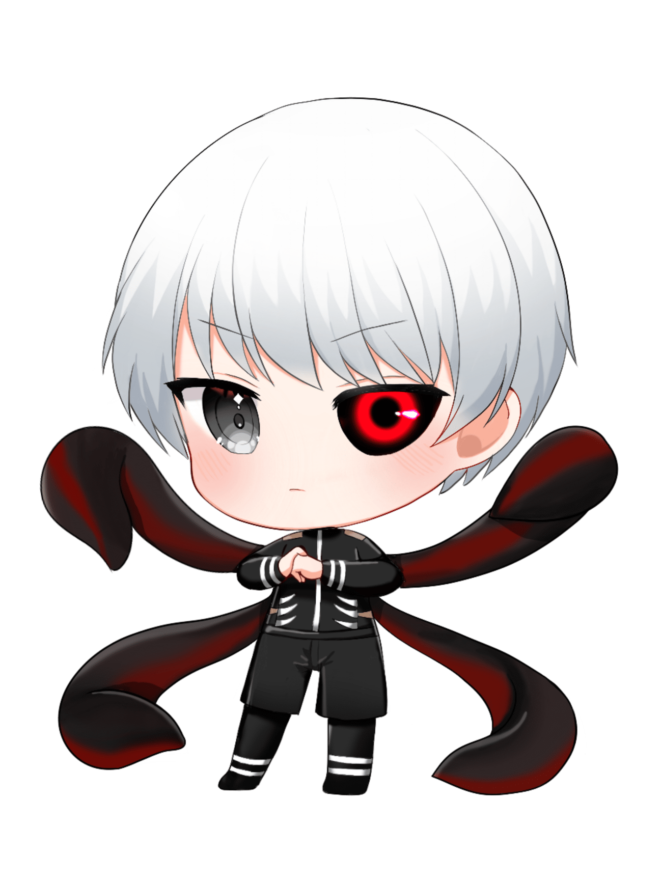 Chibi Kaneki | Kurumadesigns