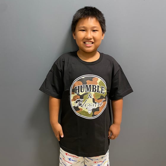 Image of Humble N Blessed Camo Kids T-Shirt