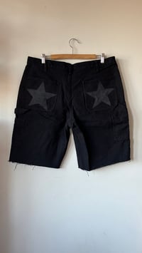 Image 3 of Black star jorts - 38in W