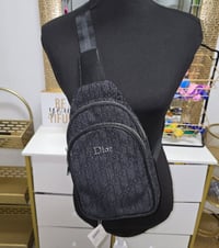 Black Unisex Slingbag