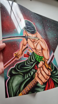 Image 3 of Zoro One Piece Poster