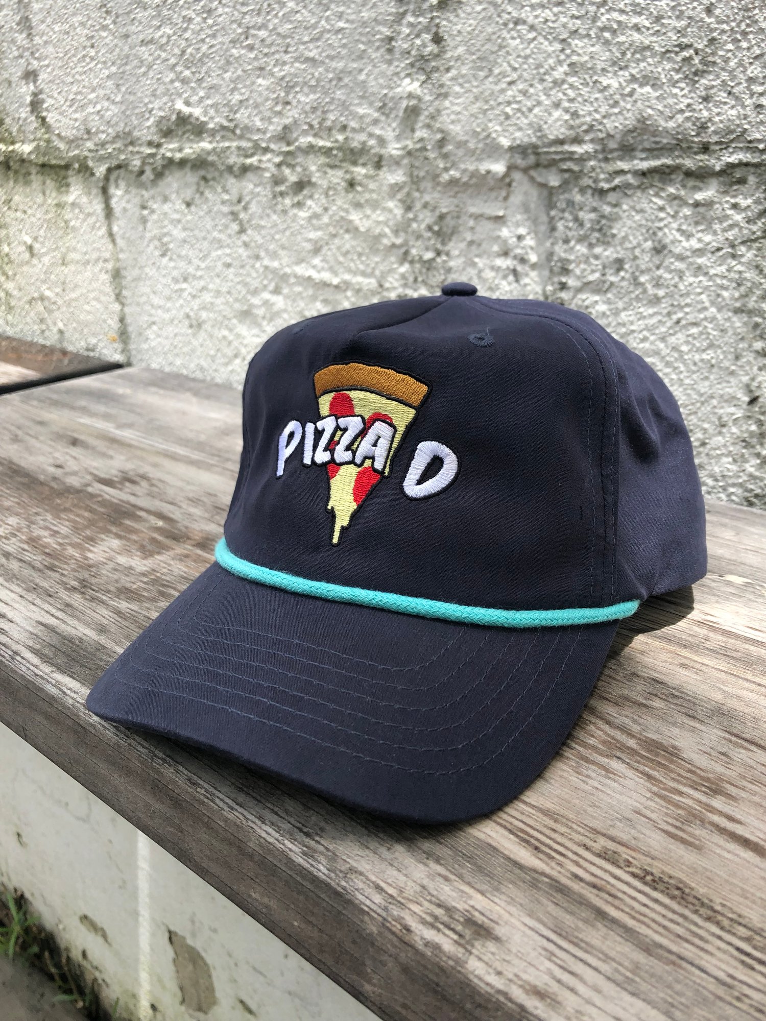Image of Pizza D Hat - Blue + Teal