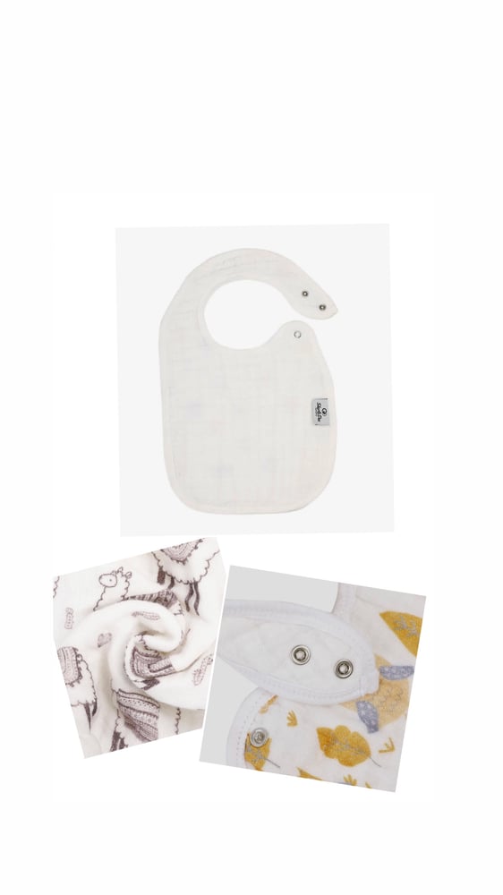 Image of Baby Muslin Bibs 