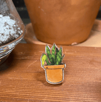 Image 1 of Sad Houseplant Pin