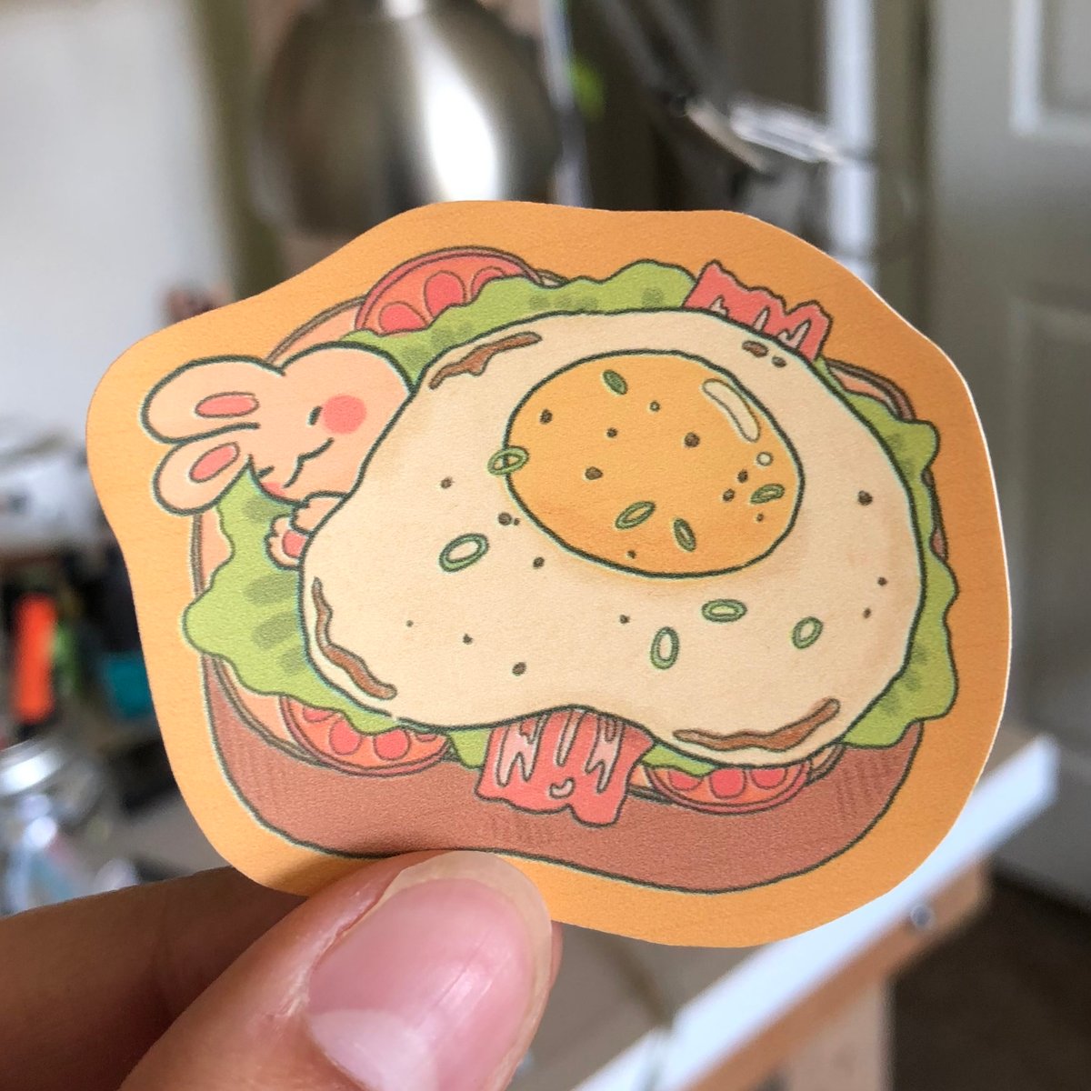 Image of Bun Lettuce Tomato Sticker