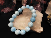 Image 1 of Larimar Healing Bracelet 12mm