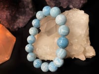 Image 4 of Larimar Healing Bracelet 12mm