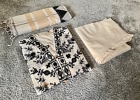 Image 1 of Eid collection- morrocan cream 3 piece 
