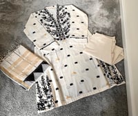 Image 2 of Eid collection- morrocan cream 3 piece 