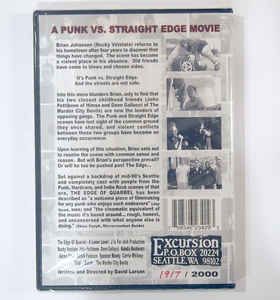 The Edge of Quarrel - A Punk vs. Straight Edge Movie (DVD)