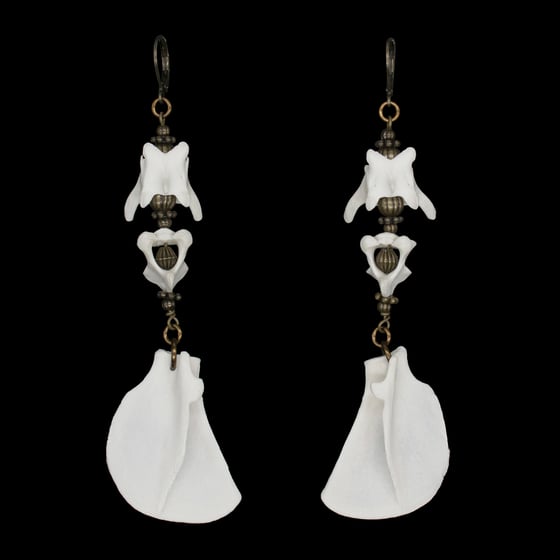 Image of "Mitra" Kitten Bone Earrings