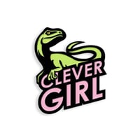 Image 1 of CLEVER GIRL RAPTOR PIN