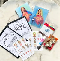 Image 1 of Sacred Heart of Jesus & Immaculate Heart of Mary For Kids