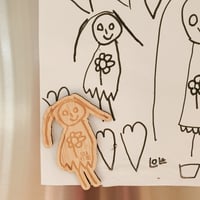 Image 1 of Custom Kids Art Magnets