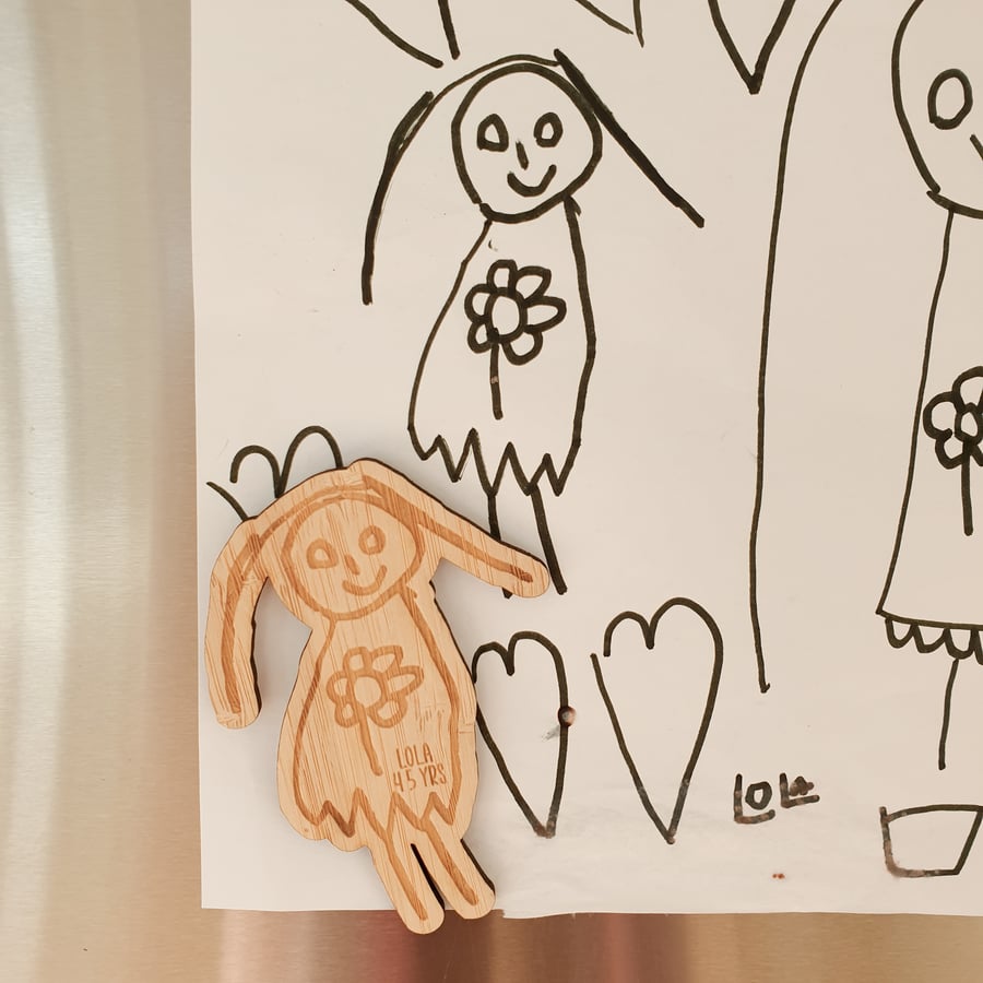Image of Custom Kids Art Magnets