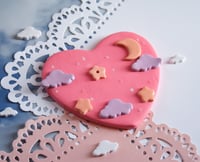 Image 1 of Bubblegum sky incense holder 