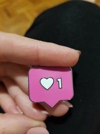 Image 2 of "LIKES"  PIN - HOT PINK