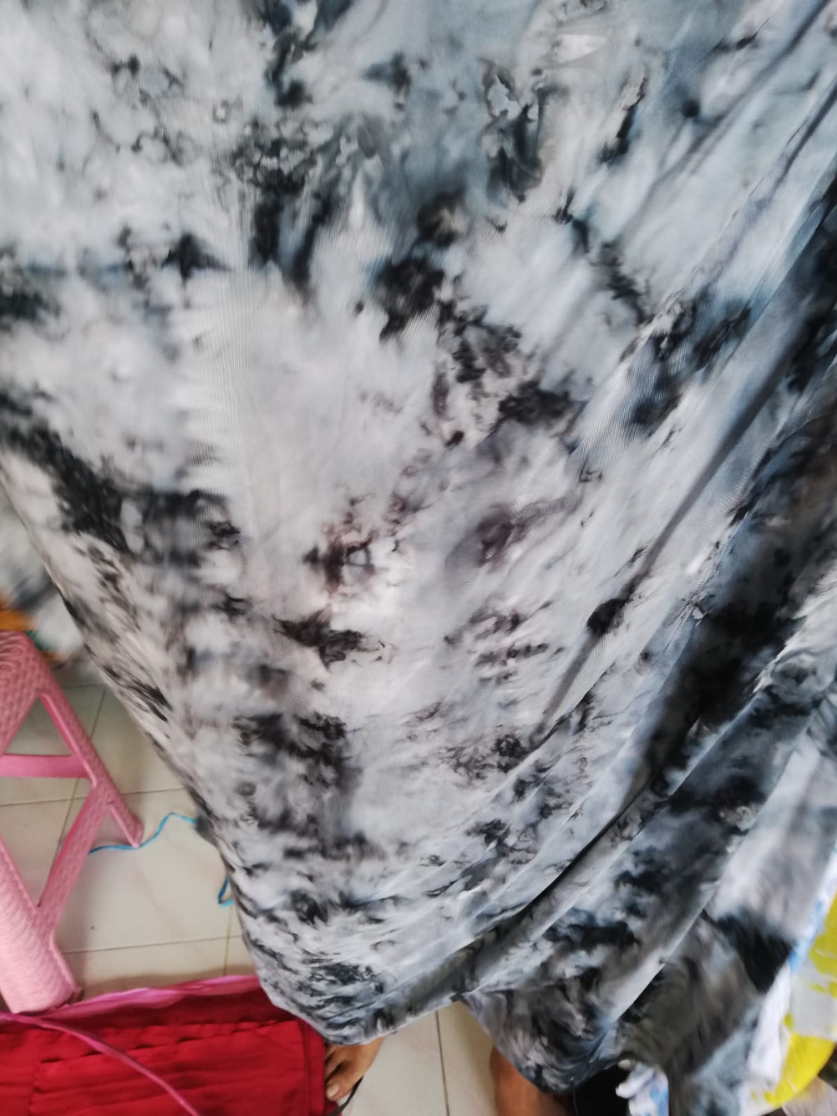 Image of Rayon smoke by fire methods