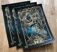 Image 3 of On a Wing and a Prayer INKIE; Embossed foil print