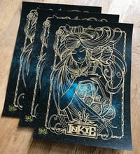Image 1 of On a Wing and a Prayer INKIE; Embossed foil print