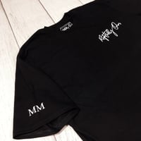 Image 1 of R.O. Right Chest Logo T-Shirt Black & White