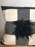 Black fuzzy pillowcase Image 2