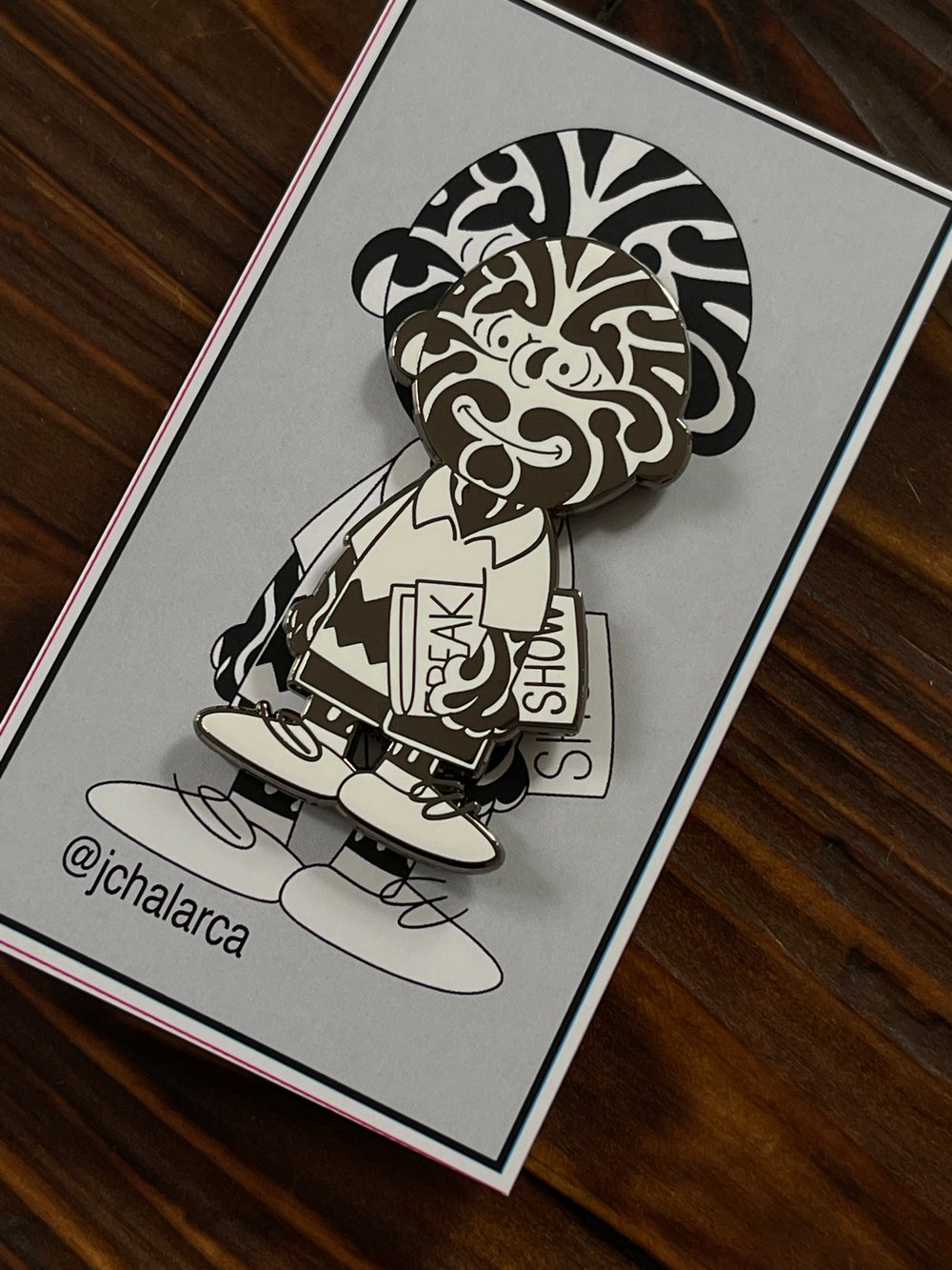 The great omi hard enamel pin  