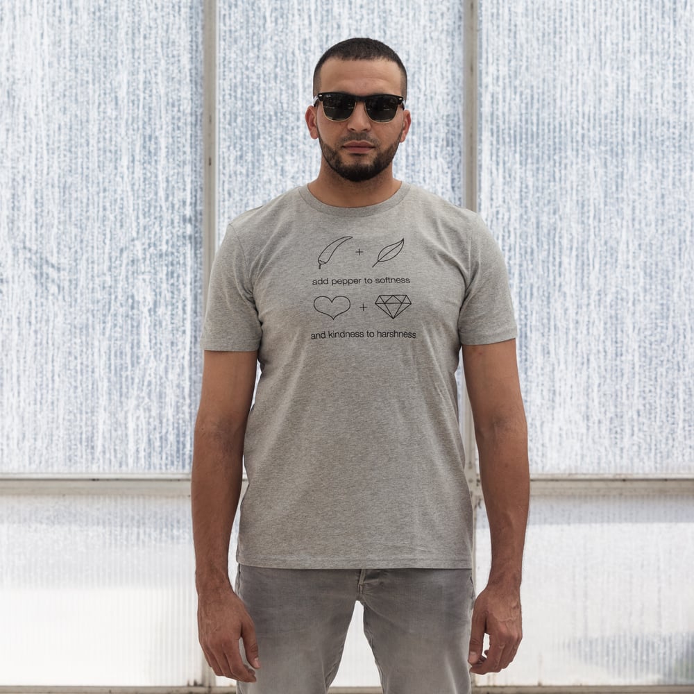 Image of T-SHIRT MAN short sleeve ADD PEPPER grey