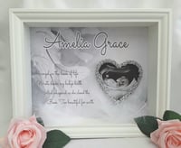 Image 1 of 28cm x 23cm Personalised Baby Loss Frame,Miscarriage Frame,Baby Memorial frame,Baby Loss Gift