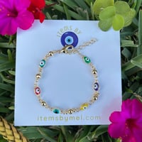 Kids Evil Eye Bracelet - (Multicolor)
